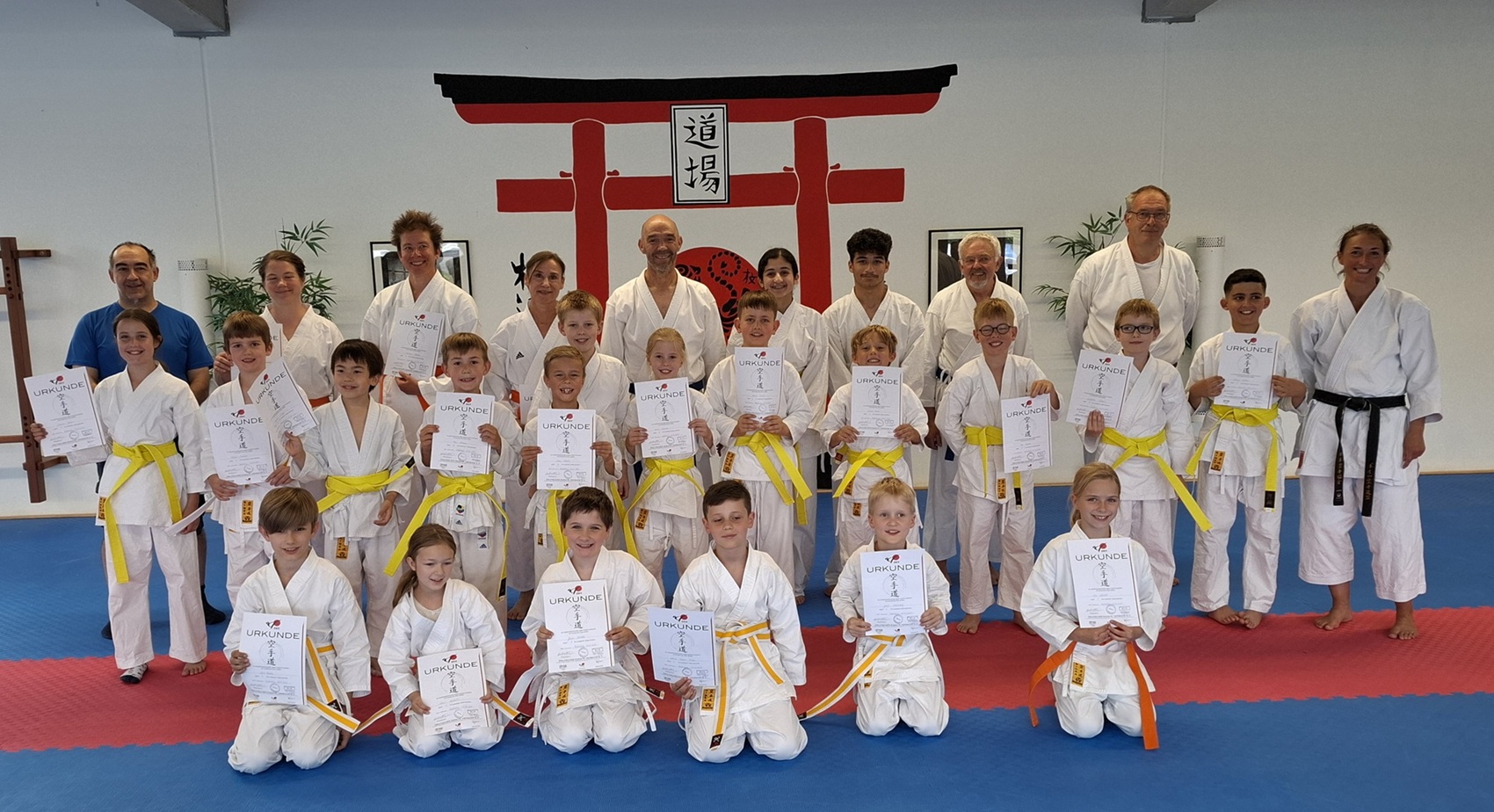 Erfolgreiche Kyu-Prüfungen