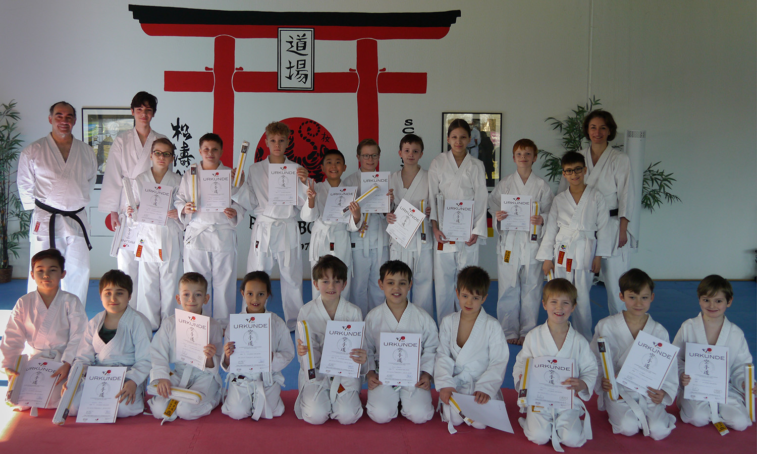 Motivierte Kinder bestehen erste Prüfung