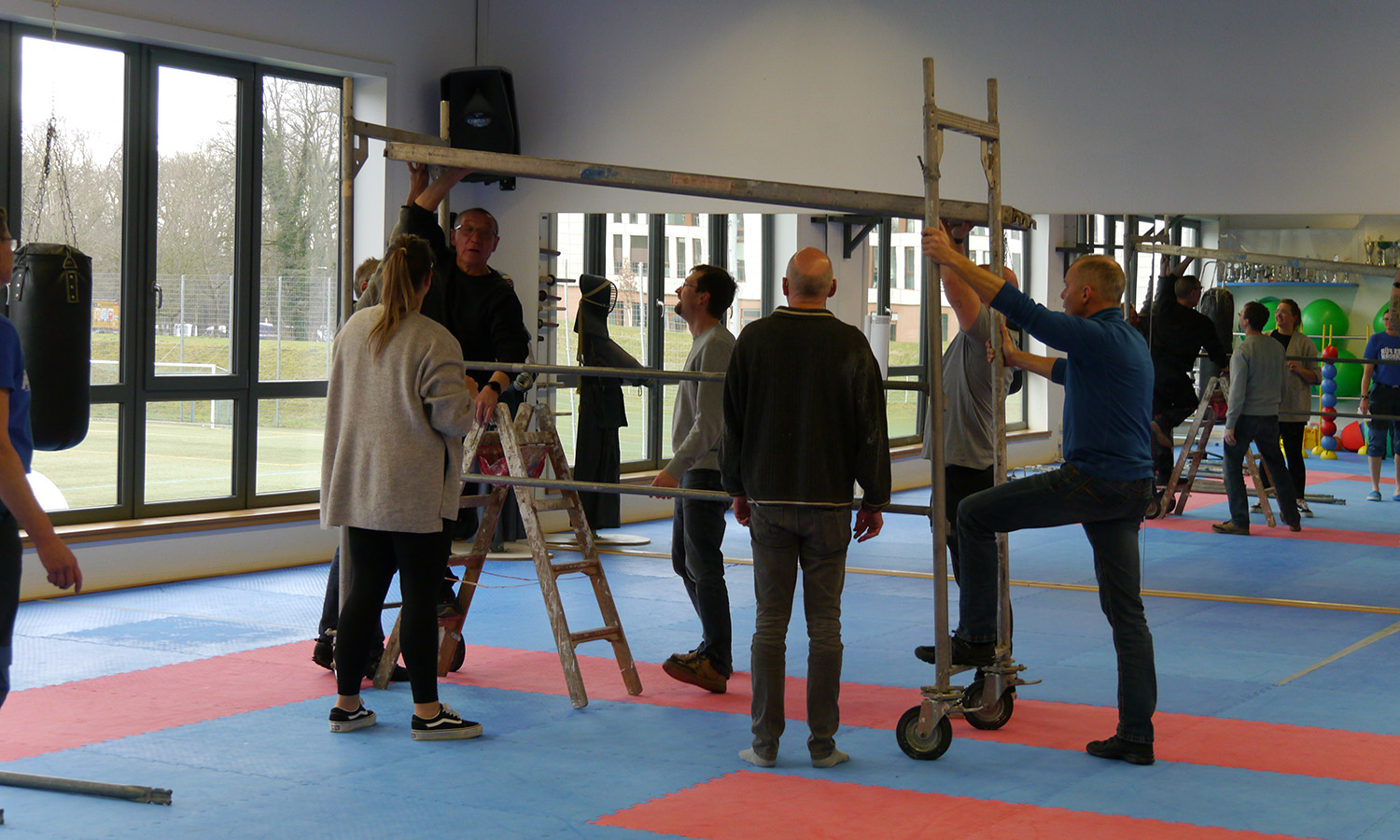 Große Putzaktion im Dojo