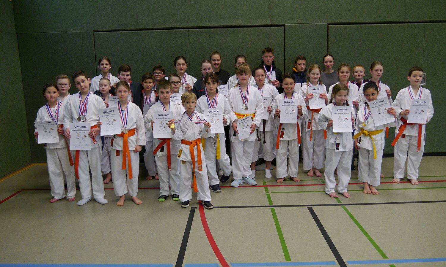 Offene Karate-Vereinsmeisterschaft vom SC Grün Weiß Paderborn